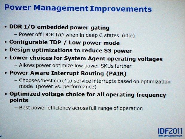 Ivy-Bridge-Präsentation auf dem IDF 2011 (Bild: Nico Ernst)