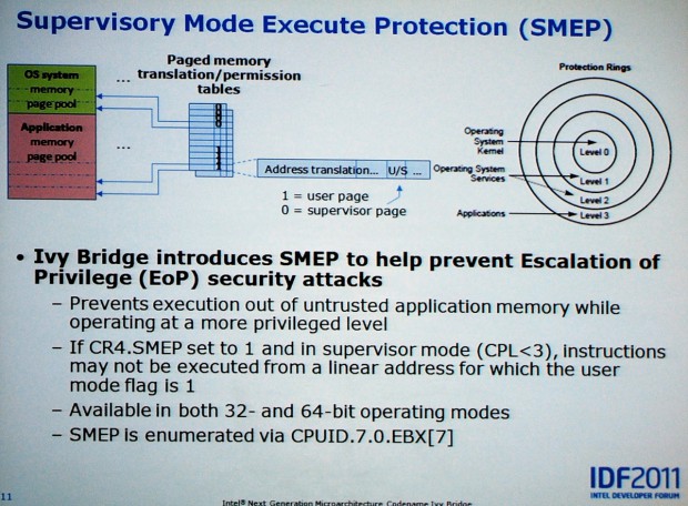 Ivy-Bridge-Präsentation auf dem IDF 2011 (Bild: Nico Ernst)