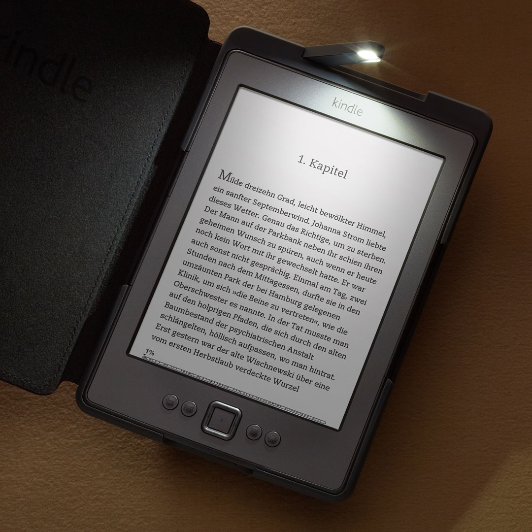 Kindle 15 Cm 6 Zoll E Ink Display Wlan Silbergrau E-Book-Reader: Erster Kindle mit deutscher Menüführung für 99 Euro