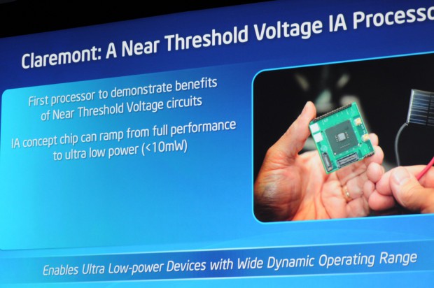 Intels stromsparender Forschungs-Pentium Claremont (Bild: Nico Ernst)