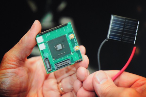 Intels stromsparender Forschungs-Pentium Claremont (Bild: Nico Ernst)