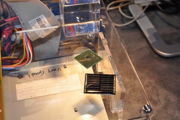 Intels stromsparender Forschungs-Pentium Claremont (Bild: Nico Ernst)