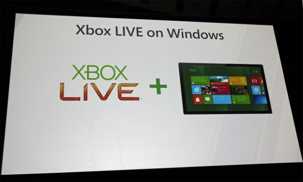 Präsentation von Xbox Live für Windows 8 (Bild: Jens Ihlenfeld)