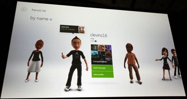 Präsentation von Xbox Live für Windows 8 (Bild: Jens Ihlenfeld)