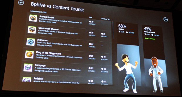 Präsentation von Xbox Live für Windows 8 (Bild: Jens Ihlenfeld)