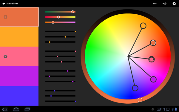 Adobe Kuler (Bild: Adobe)