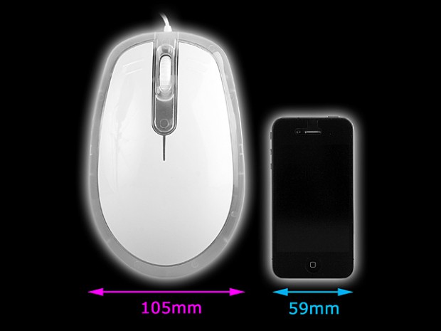 Brando Big Mouse im Vergleich zum iPhone 4 (Bild: Brando)