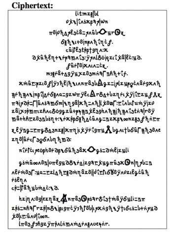 Der Codex Copiale (Bild: Universität Uppsala)