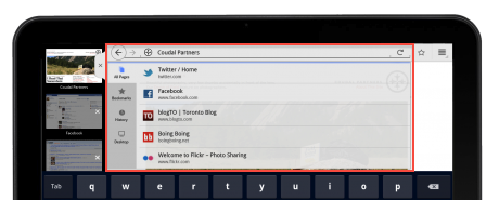 Neue Awesomebar in Firefox 9 Aurora