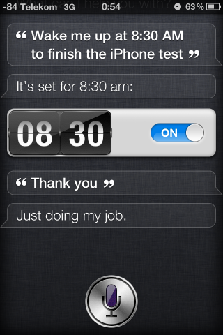 Wer will, der kann zu Siri auch freundlich sein.