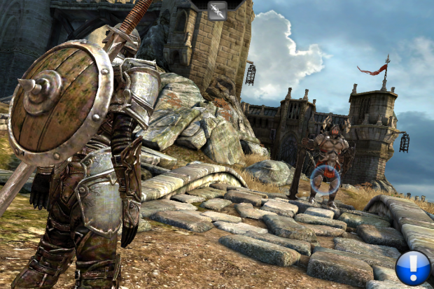 Infinity Blade auf dem iPhone 4...