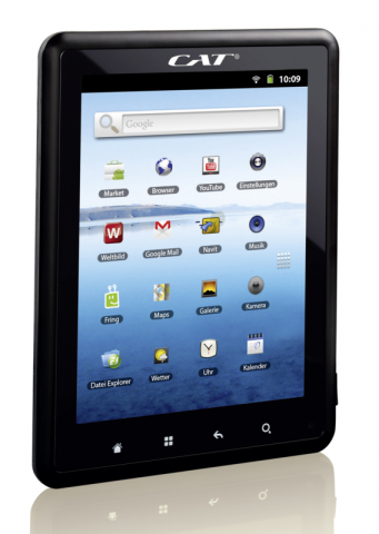 Weltbild und Hugendubel verkaufen 8-Zoll-Tablet mit Android 2.3 von Cat.