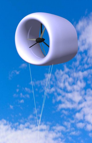 Weiter oben weht der Wind stärker und stetiger als auf der Erde. (Bild: Altaeros Energies)