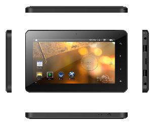 Amiga-Tablet Xpedio 7MTB - Vorderseite und Seitenansichten (Bild: Amiga Inc.)