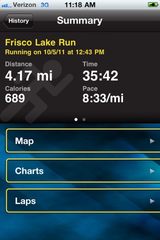 Garmin-Fit-App auf dem iPhone (Bild: Garmin)