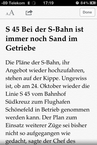 ... lassen sich mit dem Reader besser lesen.