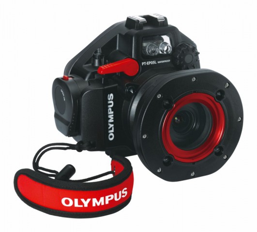 Unterwassergehäuse für die Pen Lite und Pen Mini von Olympus (Bild: Olympus)