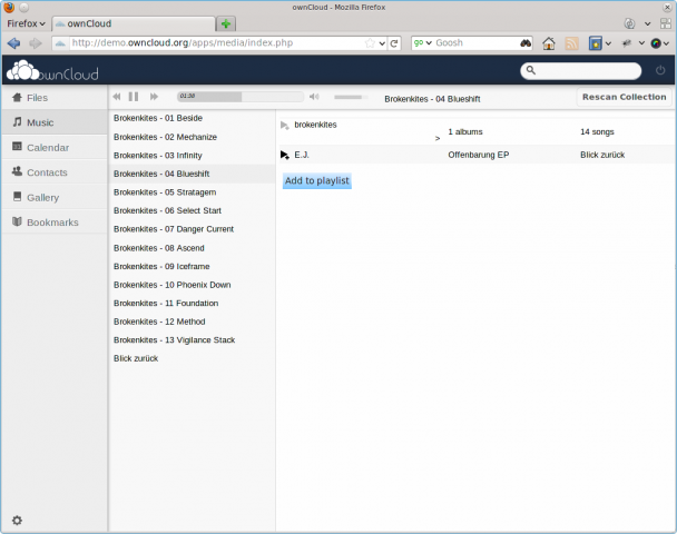 Owncloud 2.0