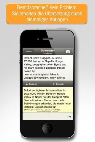 Abbyy TextGrabber + Translator (Bild: Abbyy)