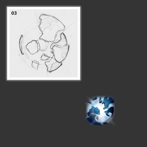 Abgelehnt: Entwurf eines Logos f&uuml;r die Nightly-Builds von Firefox