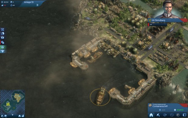 Der Hafen einer anderen Fraktion l&auml;dt uns ein.