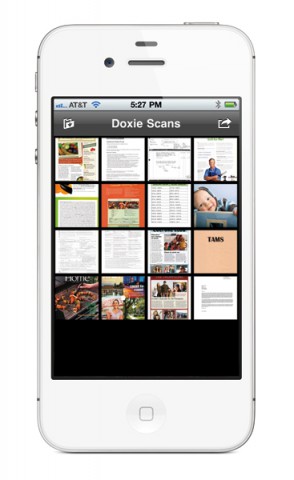 iOS-App von Doxie (Bild: Apparent)