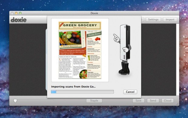 Mac-Software f&uuml;r Doxie Go (Bild: Apparent)
