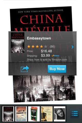 Bücher und andere Produkte erkennt Flow ohne Barcode. (Bild: A9.com)