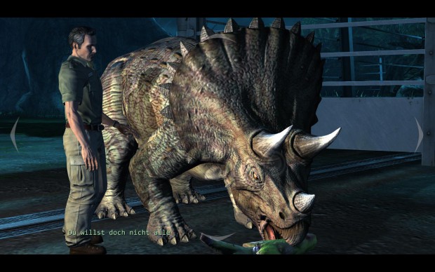 Ab und zu gibt es auch mal friedliche Szenen mit den Urviechern.