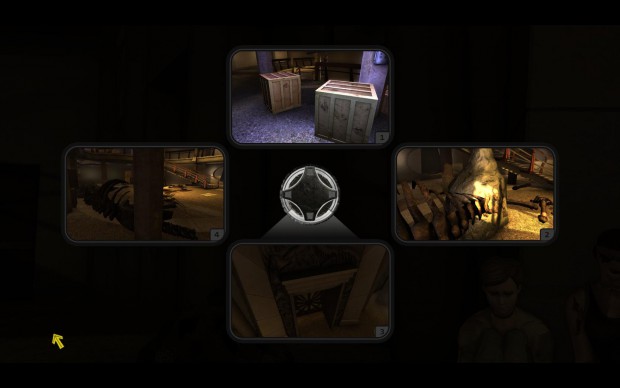 Auf Knopfdruck wechselt der Spieler den jeweils aktiven Spielbildschirm.