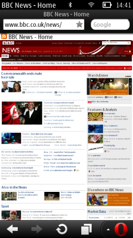 Opera Mini 6.5 f&uuml;r Symbian S60