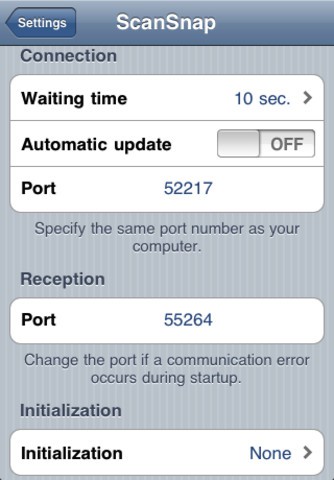 Scansnap-App für das iPhone (Bild: Fujitsu)