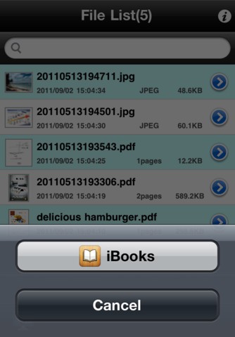 Scansnap-App für das iPhone (Bild: Fujitsu)