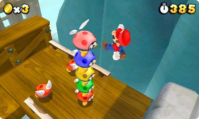 Viele Gegnertypen tauchen in Super Mario 3D Land get&uuml;rmt auf.