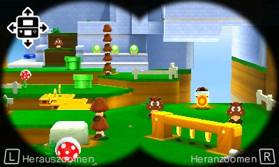 ... um sich die Levelarchitektur anzuschauen und versteckte Toads zu entdecken.