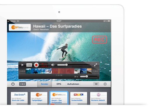 Nach bis zu einer Stunde schaltet sich tizi automatisch ab. (Bild: Equinux)