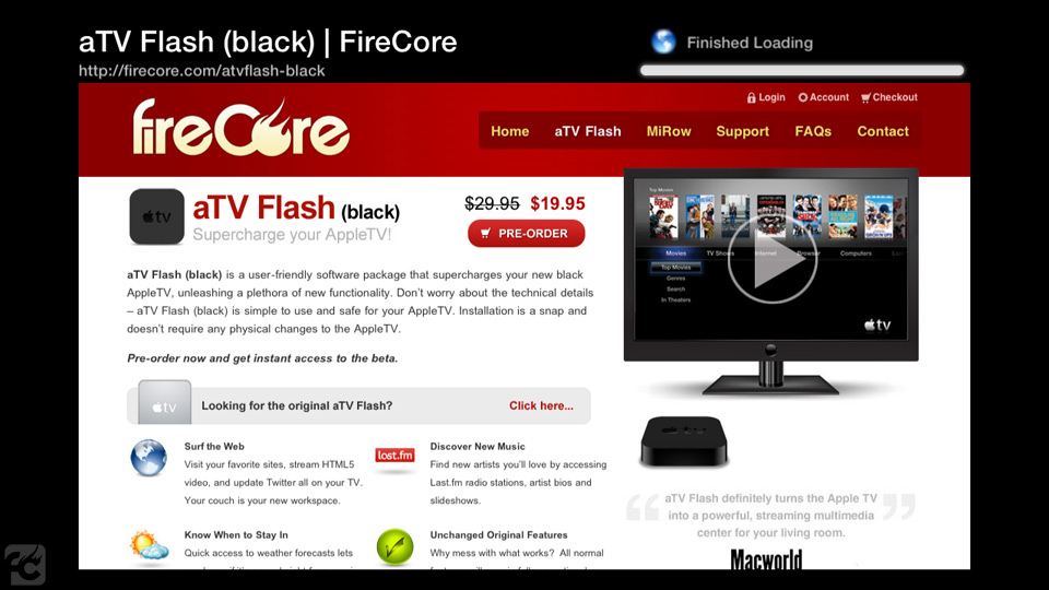 latest version of atv flash black