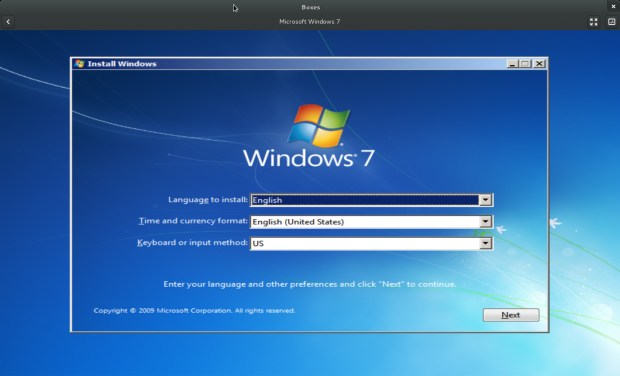 Boxes ist ein grafisches Frontend f&uuml;r KVM.