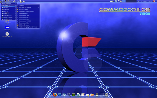 Die Emulatoren in Commodore OS Vision