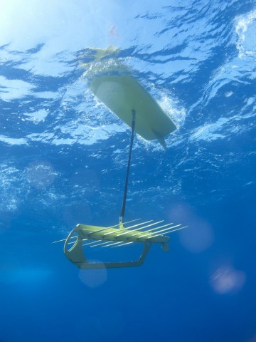 Angetrieben werden die Wave Glider von der Kraft der Wellen. (Foto: Liquid Robotics)