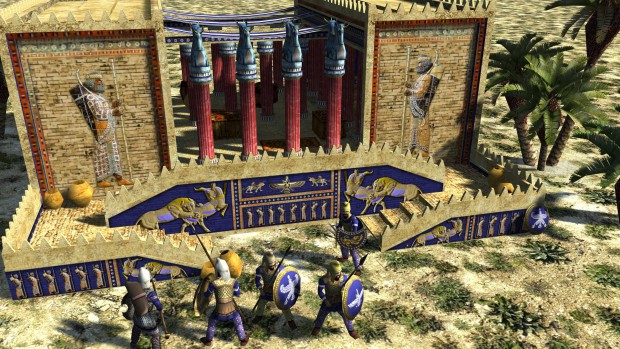 Die Gebäude der Perser