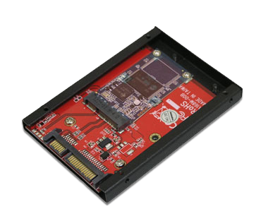 Addonics-Adapter für mSATA-SSDs