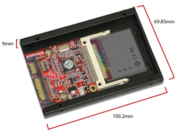 Addonics-Adapter für Compactflash-Karten