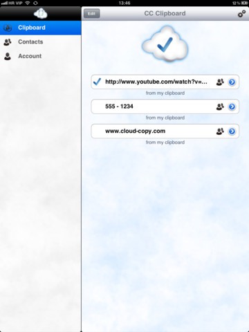 Cloud Copy auf dem iPad (Bild: Ductus Solutions)