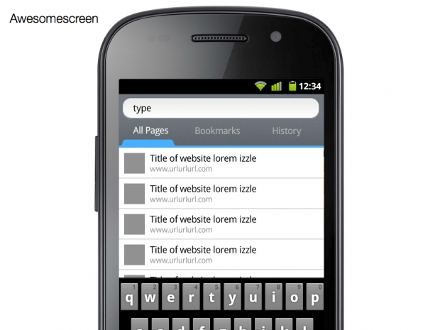 Der Awesomescreen