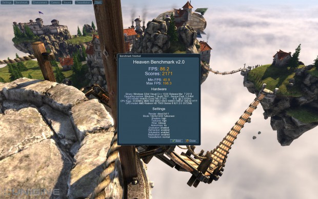 Schnellere Tessellation bei Heaven