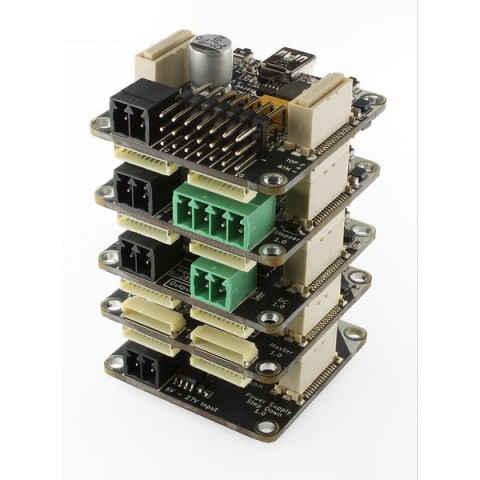 Stapel aus Tinkerforge-Bricks