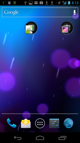 Anwendungsstarter können in Ordnern zusammengefasst werden.