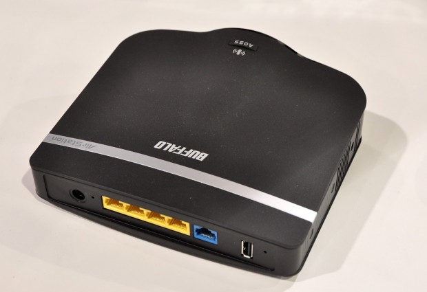 Buffalo-Router von hinten