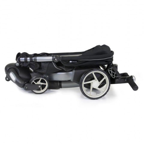 Zusammengeklappter Origami Power-Folding Stroller (Bild: 4moms)